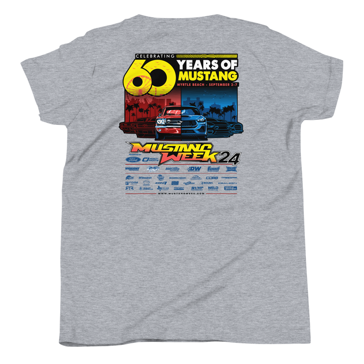 Mustang Week 2024 Official Event YOUTH Shirt - Pre-Order