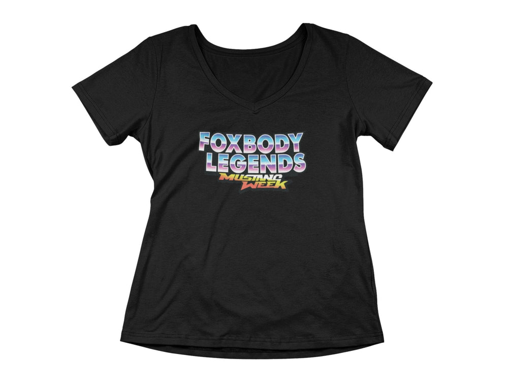 Mustang Week 2024 - Fox Body Legends V - Neck - Racing Shirts