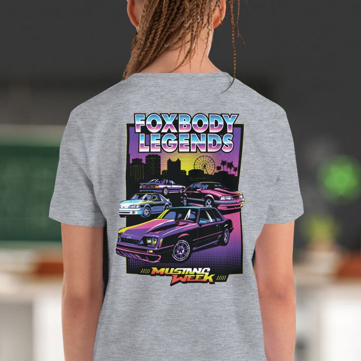 Mustang Week 2024 - Fox Body Legends Youth Shirt - Racing Shirts