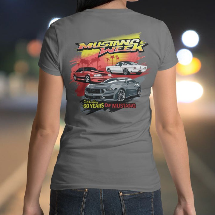 Mustang Week 2024 - Legacy V - Neck - Racing Shirts