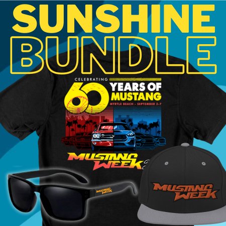 Mustang Week 2024 - Sunshine Pack - Pre-Order - Racing Shirts