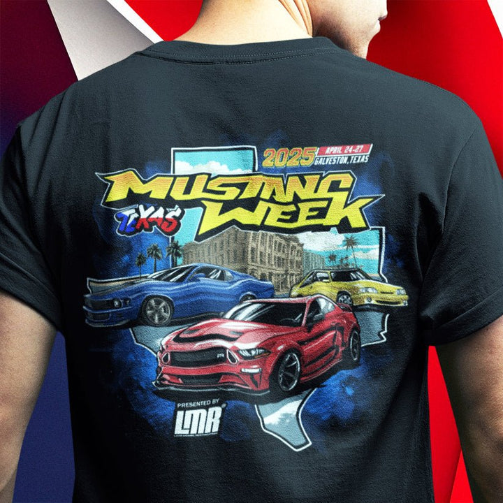 Mustang Week Texas 2025 Official Event Shirt - Pre - Order - Racing Shirts